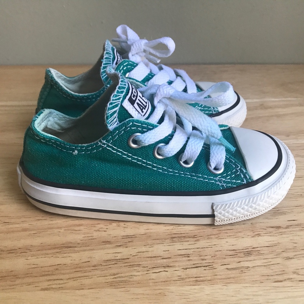 Converse Chuck Taylor Ox Low Sneaker Green Size: US Toddler 6 EUR 22 CM 13